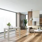 Consola extensible en madera de fresno con extensiones Made in Italy - Gandalf Viadurini