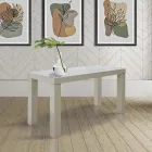 Consola extensible en madera de fresno con extensiones Made in Italy - Gandalf Viadurini