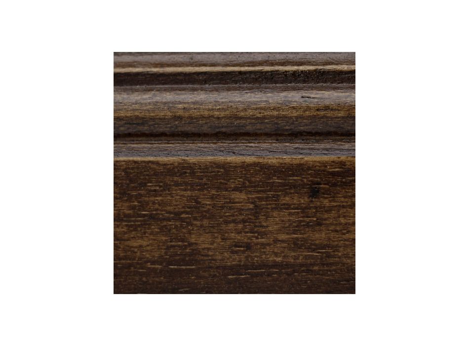 Consola colgante en madera de Bassano Made in Italy - Tinia Viadurini