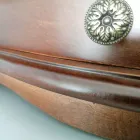 Consola colgante de madera de Bassano Made in Italy - Tinia Viadurini