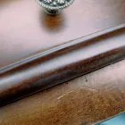 Consola colgante de madera de Bassano Made in Italy - Tinia Viadurini