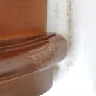 Consola colgante de madera de Bassano Made in Italy - Tinia Viadurini