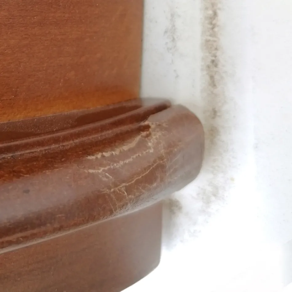 Consola colgante de madera de Bassano Made in Italy - Tinia Viadurini