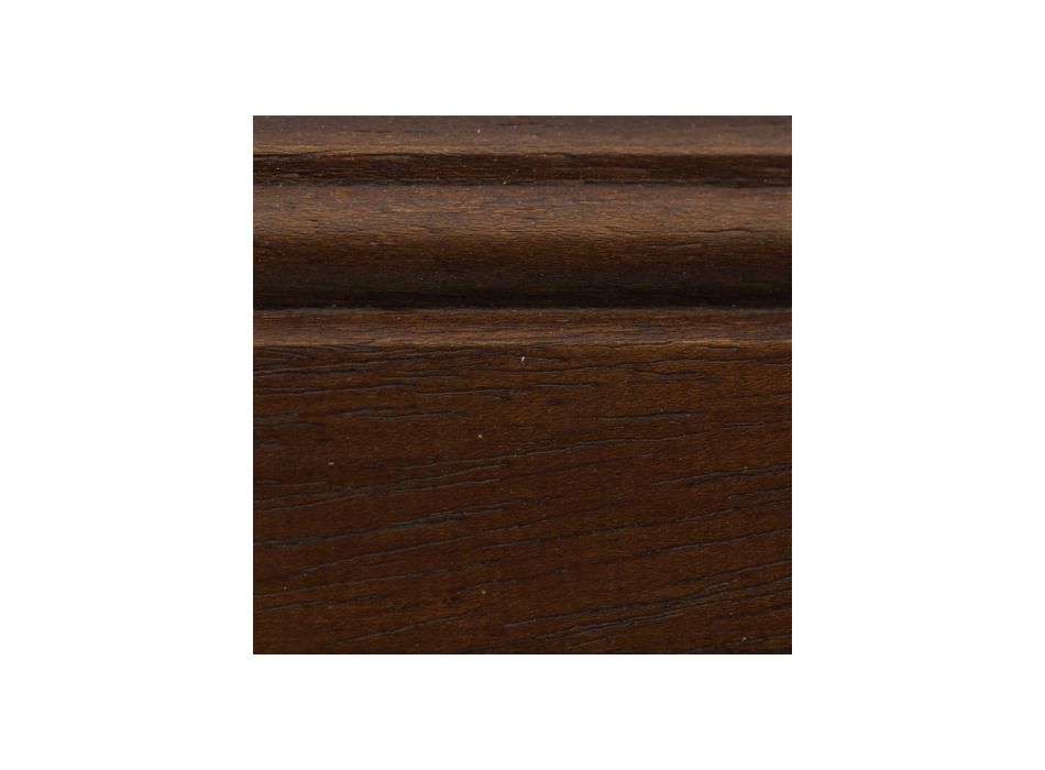 Consola colgante en madera de nogal patinada Made in Italy - Taitle Viadurini
