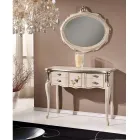 Consola de madera clásica 3 o 5 cajones de lujo Made in Italy - Londres Viadurini