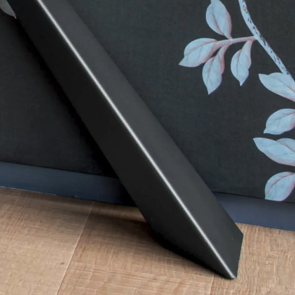 Consola con Tapa Efecto Mortero y Base de Metal Made in Italy - Timedio Viadurini