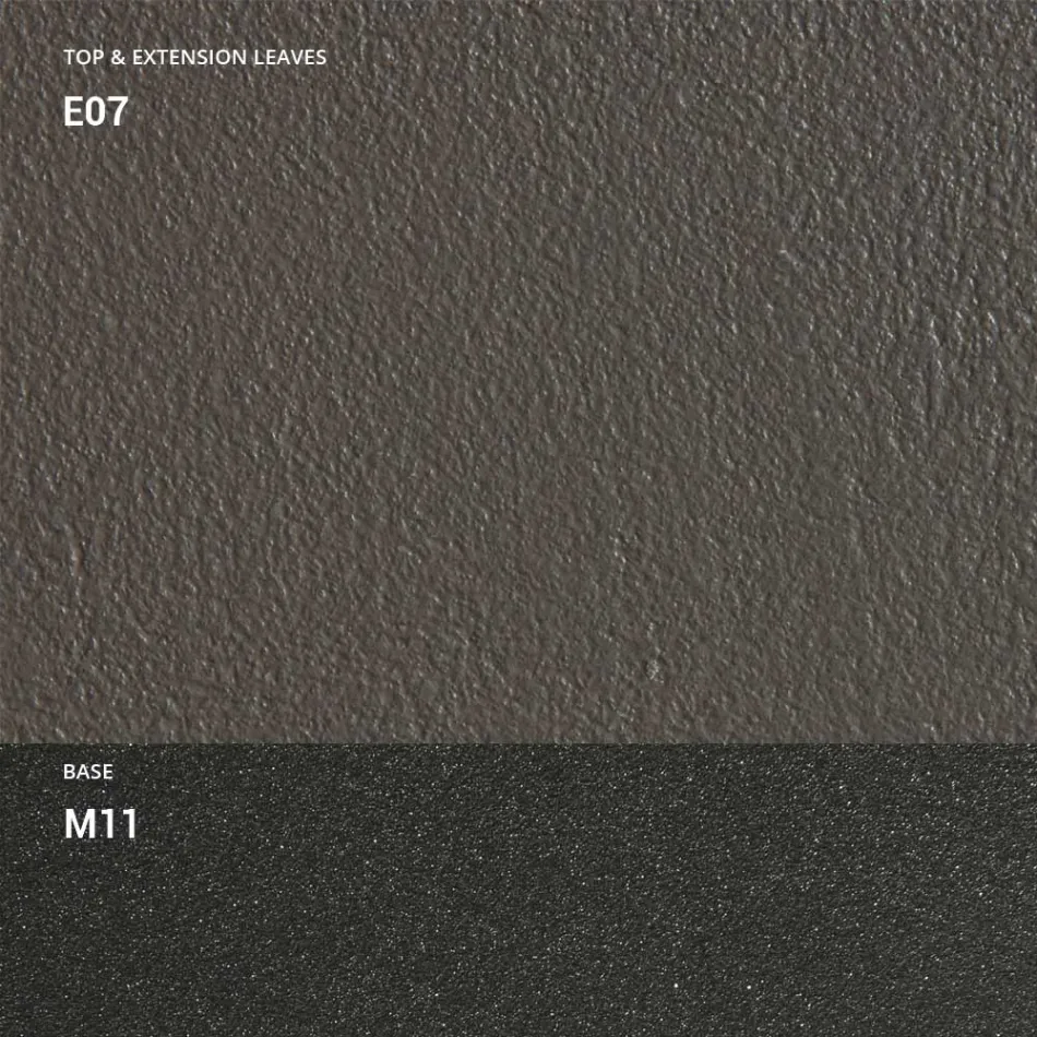 Consola con Tapa Efecto Mortero y Base de Metal Made in Italy - Timedio Viadurini