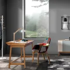 Consola con Escritorio para PC en MDF y Madera - Fútbol Viadurini