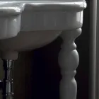 Consola de baño clásica de dos platos, hecha en Italia, Magda. Viadurini