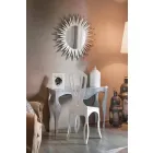 Consola de salón de diseño moderno en hierro coloreado Hecho en Italia - Gertrude Viadurini