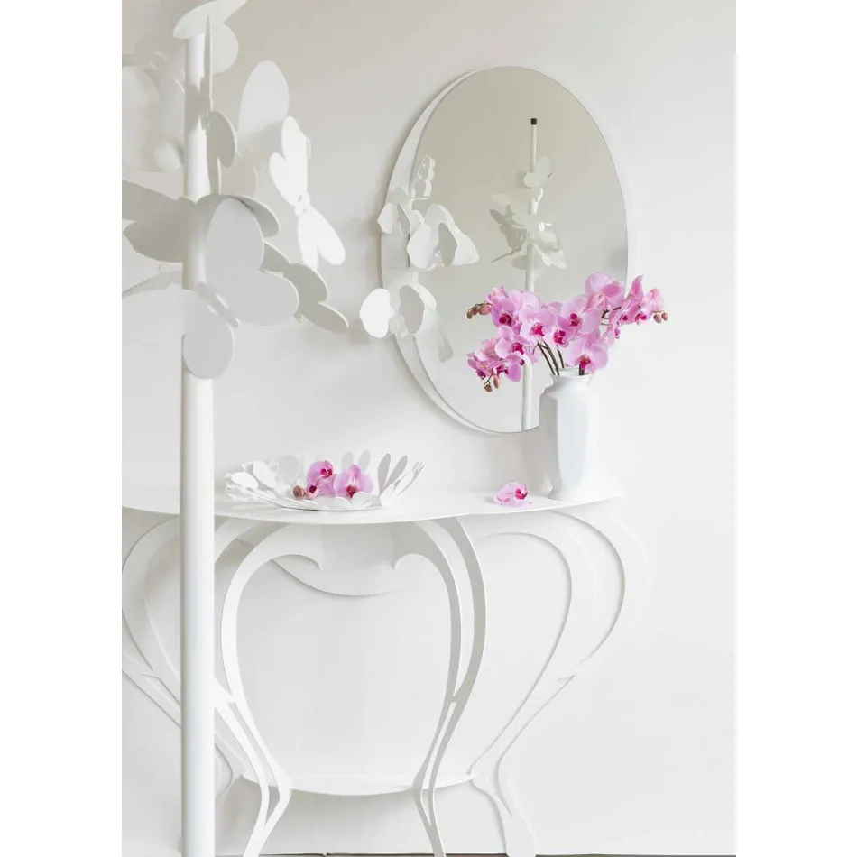 Consola de estilo moderno en hierro coloreado Made in Italy - Barbata Viadurini