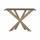 Consola de sala de estar o entrada de hierro coloreado Made in Italy - Zecchina Viadurini