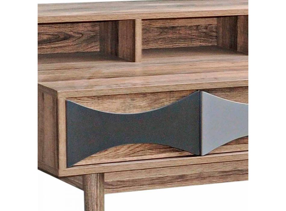 Consola de diseño moderno en madera de pino y MDF con 3 cajones - Aruspice Viadurini