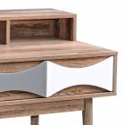 Consola de diseño moderno en madera de pino y MDF con 3 cajones - Aruspice Viadurini