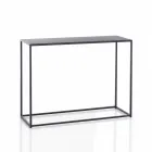 Consola Doble Fabricada en Acero Antracita - Osmio Viadurini