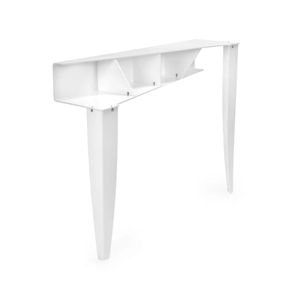 Consola fija con 4 compartimentos para guardar objetos en PMMA Made in Italy - Aladdin Viadurini