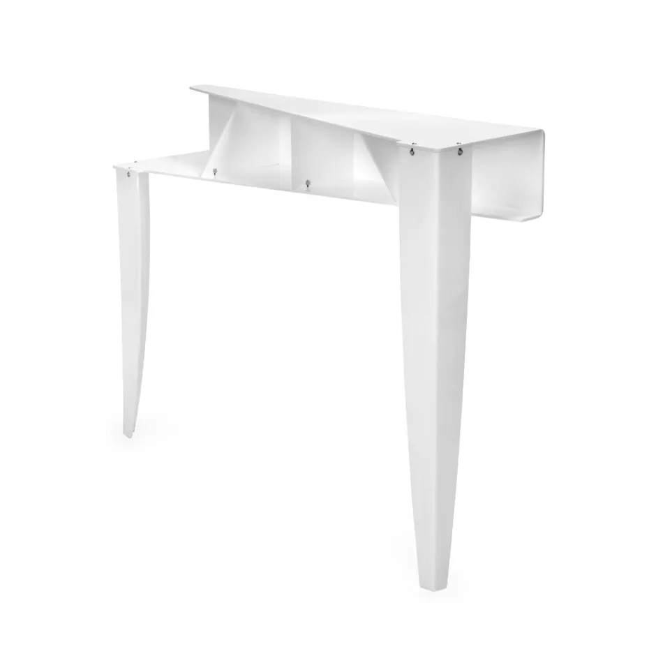 Consola fija con 4 compartimentos para guardar objetos en PMMA Made in Italy - Aladdin Viadurini