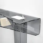 Consola fija con 4 compartimentos para guardar objetos en PMMA Made in Italy - Aladdin Viadurini