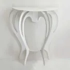 Consola en hierro coloreado de diseño moderno Made in Italy - Barbata Viadurini