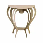 Consola en hierro coloreado de diseño moderno Made in Italy - Barbata Viadurini