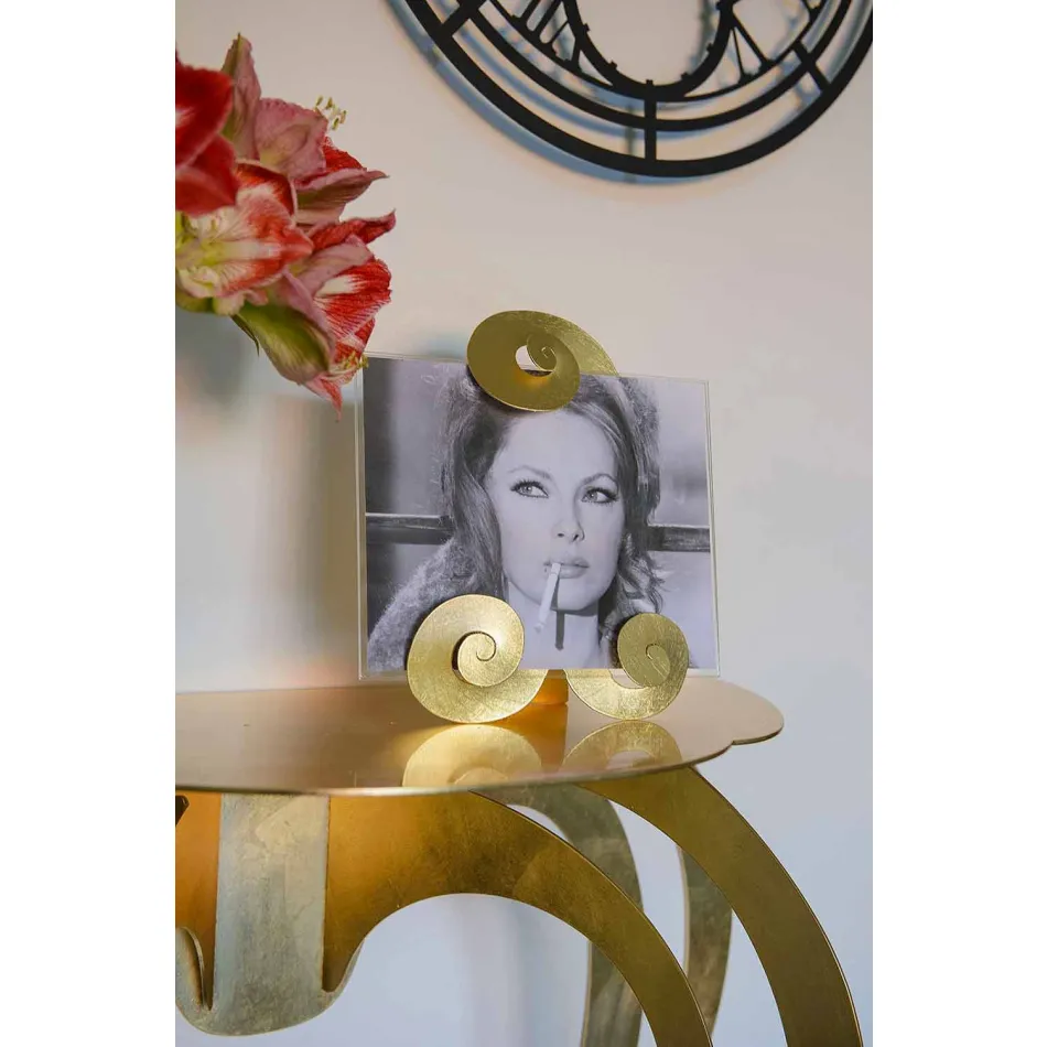 Consola de hierro de colores de diseño moderno Made in Italy - Barbata Viadurini