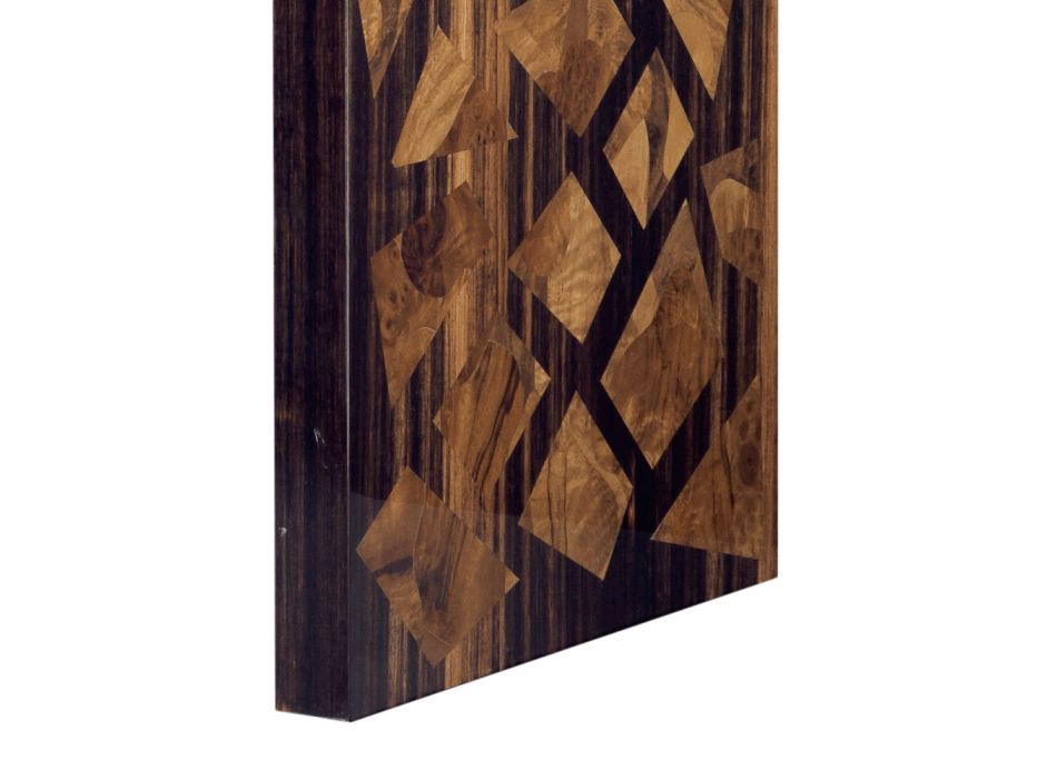 Grilli Zarafa moderna consola de madera de ébano hecha en Italia Viadurini
