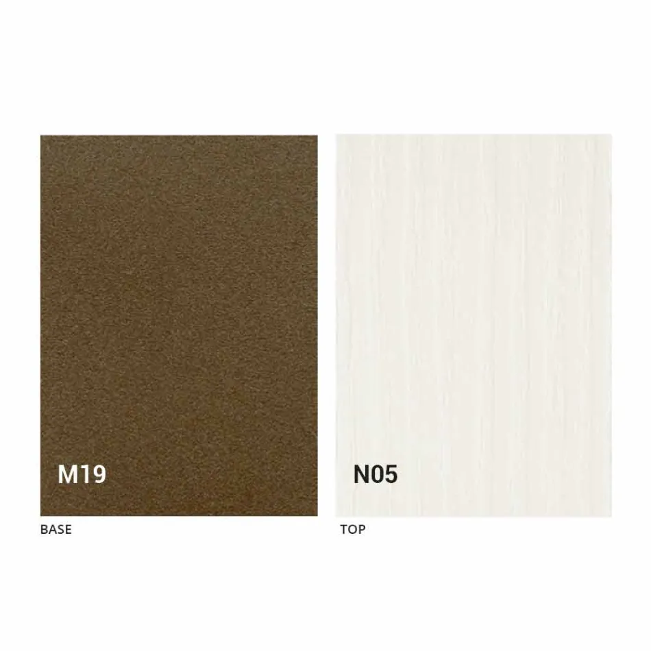 Consola en madera y metal extensible hasta 295 cm Made in Italy - Timedio Viadurini