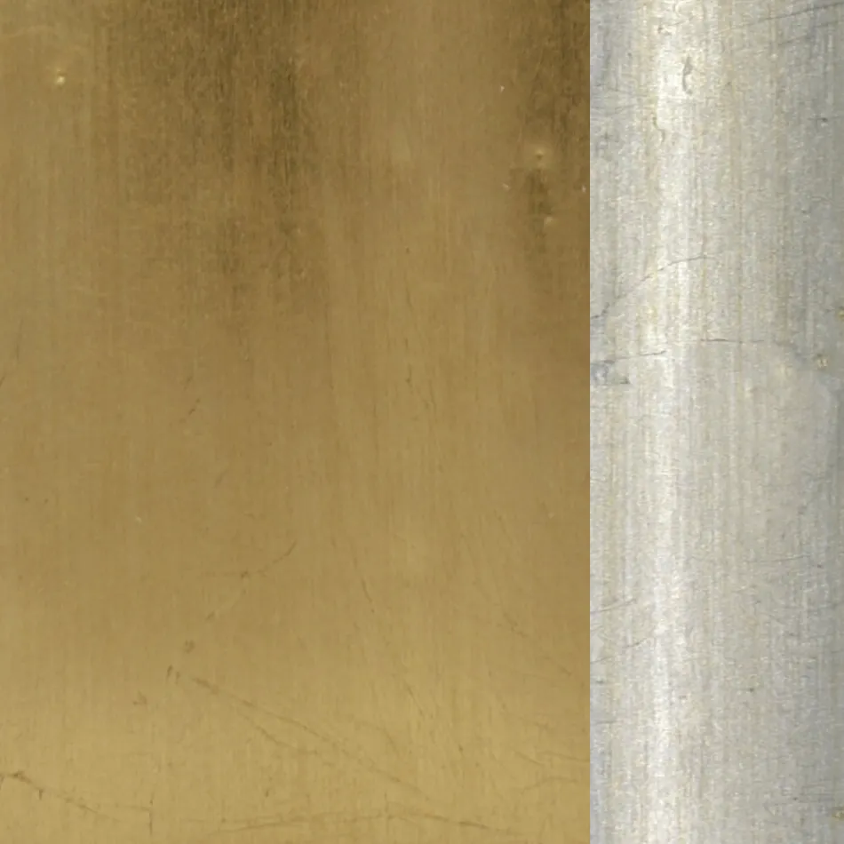 Consola de madera de estilo clásico con detalles de hojas, fabricada en Italia por Andrea. Viadurini