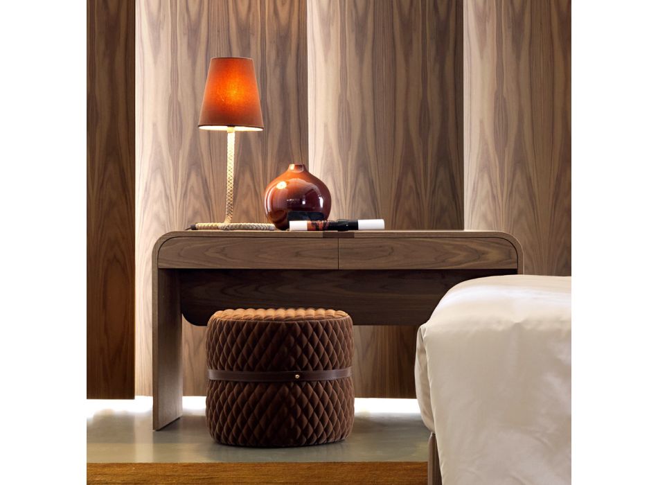 Grilli York diseño hecho en Italia mesa consola de madera maciza Viadurini