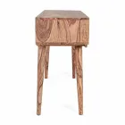 Consola de madera de sheesham con dos cajones de diseño de lujo Homemotion - Fregene Viadurini