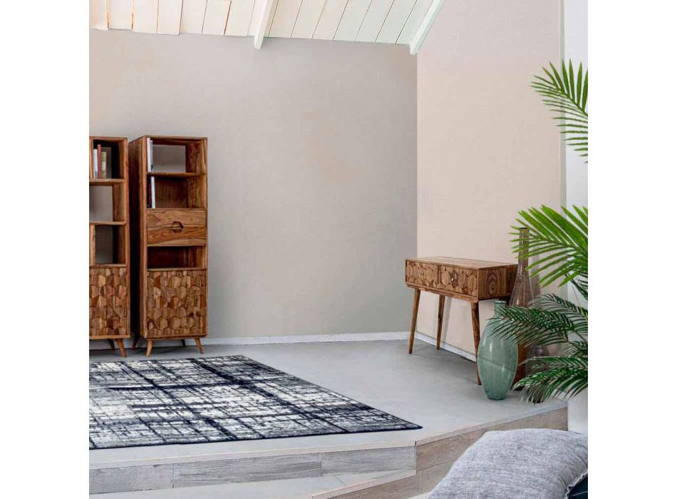 Consola de madera de sheesham con dos cajones de diseño de lujo Homemotion - Fregene Viadurini
