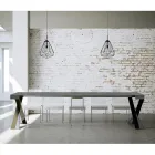 Consola moderna extensible a 300 cm con estructura antracita Made in Italy - Avventura Viadurini