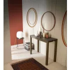 Consola moderna extensible en madera de roble y metal Made in Italy - Nappo Viadurini