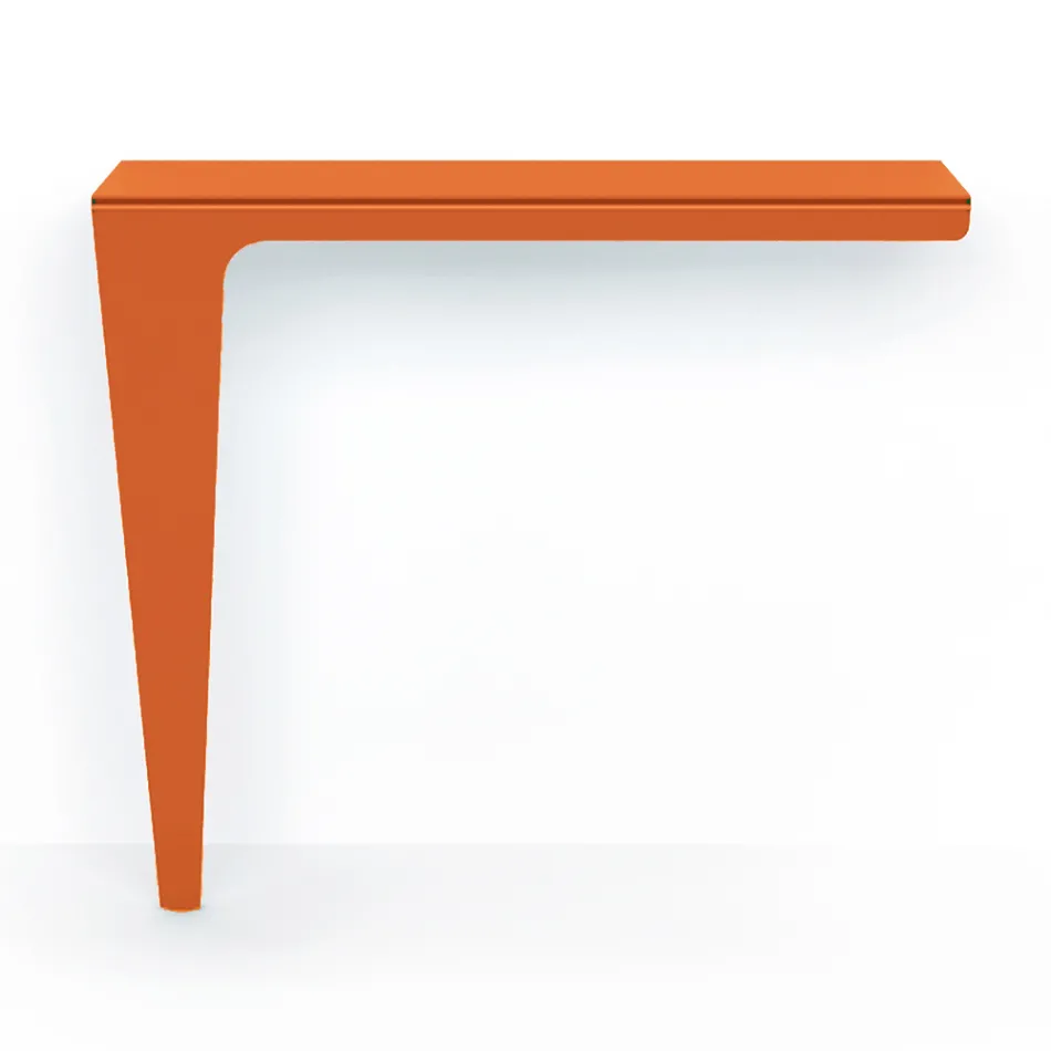 Consola de diseño minimalista moderno en metal de colores Made in Italy - Benjamin Viadurini