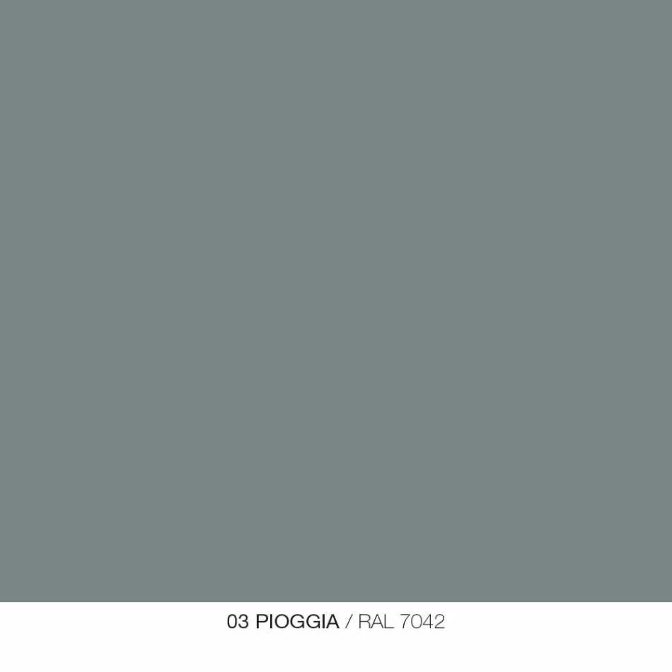 Consola de diseño minimalista moderno en metal de colores Made in Italy - Benjamin Viadurini