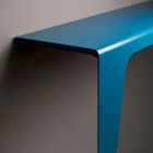 Consola de diseño minimalista moderno en metal de colores Made in Italy - Benjamin Viadurini