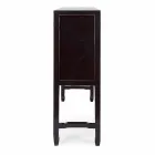 Consola de madera de olmo negro de diseño vintage con 5 cajones Homemotion - Sonten Viadurini