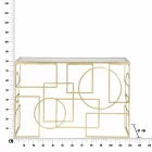 Consola rectangular de diseño moderno en hierro y espejo - Billie Viadurini