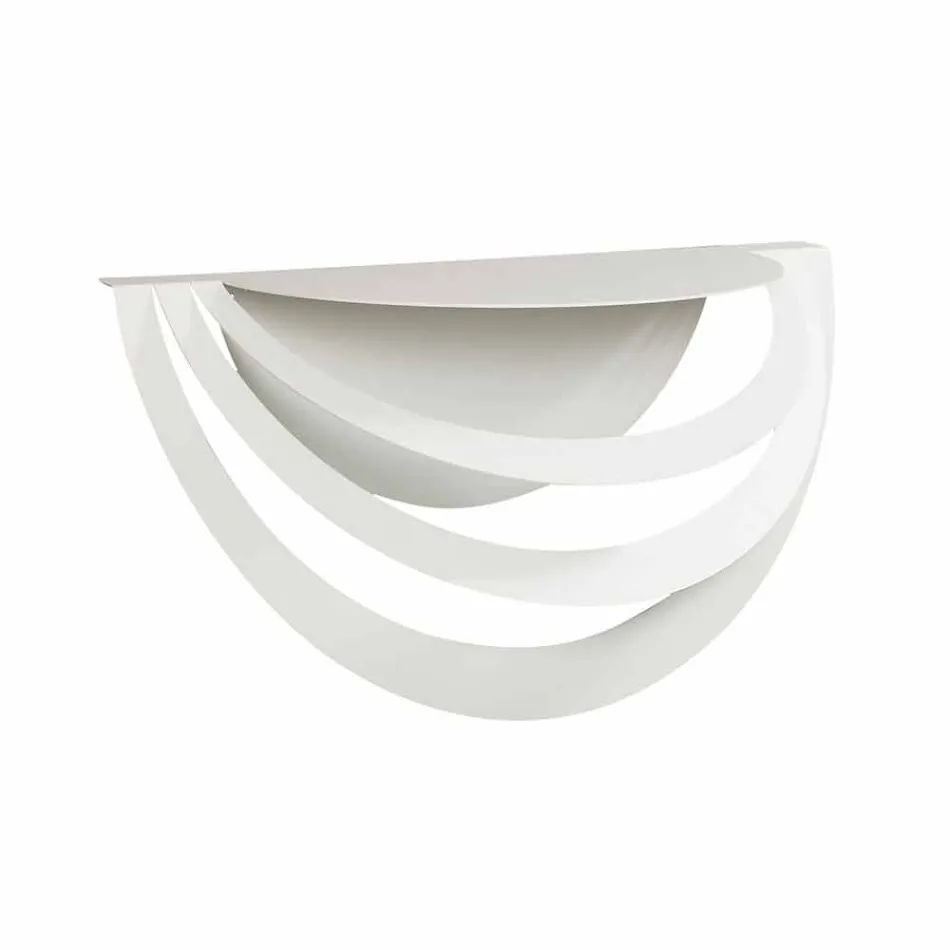 Consola suspendida en hierro para diseño moderno Made in Italy - Olfeo Viadurini