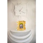 Consola suspendida de hierro de diseño moderno para sala de estar Made in Italy - Olfeo Viadurini