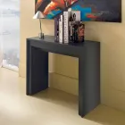Consola extensible / mesa de comedor, l. 42.50 / 302.50xp.90 cm, Alvaro Viadurini