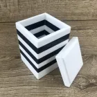 Recipiente para especias con tapa de corian italiano de alta calidad - Picante Viadurini