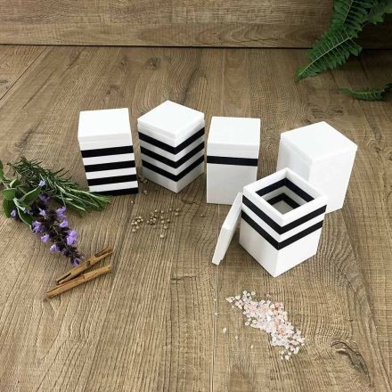 Recipiente para especias con tapa de corian italiano de alta calidad - Picante Viadurini