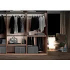 Caja de almacenamiento moderna en cuero regenerado Made in Italy - Gabry Viadurini