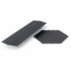 Par de bandejas en acero lacado negro o dorado de diseño moderno - Savona Viadurini