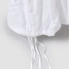 Elegante Funda de Silla con Respaldo para Salón en Lino Bordado - Panteo Viadurini