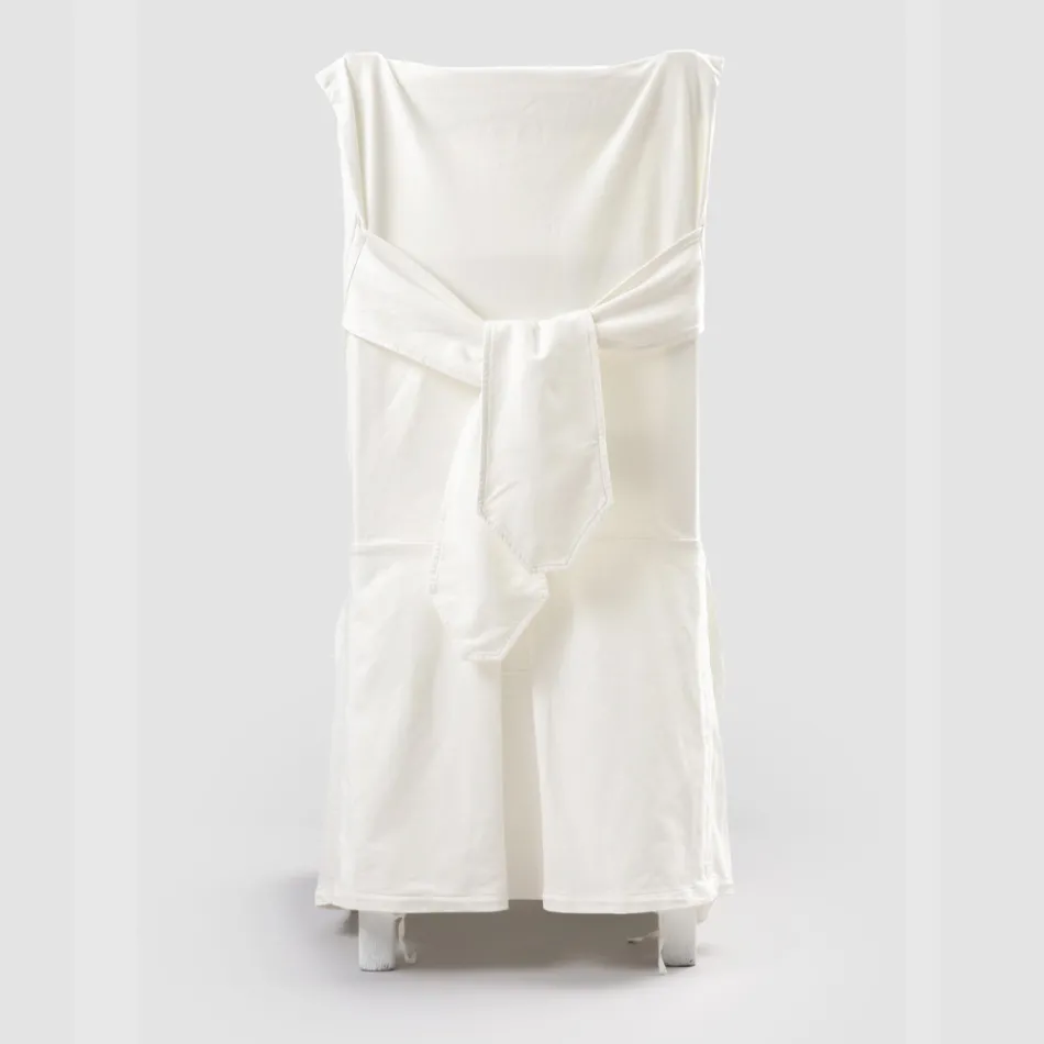 Elegante funda para silla de salón en algodón de colores con respaldo - Filippa Viadurini