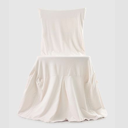 Elegante funda para silla de salón en algodón de colores con respaldo - Filippa Viadurini