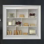 Soporte de plasma de pared de madera hecho a mano hecho en Italia Tommaso Viadurini