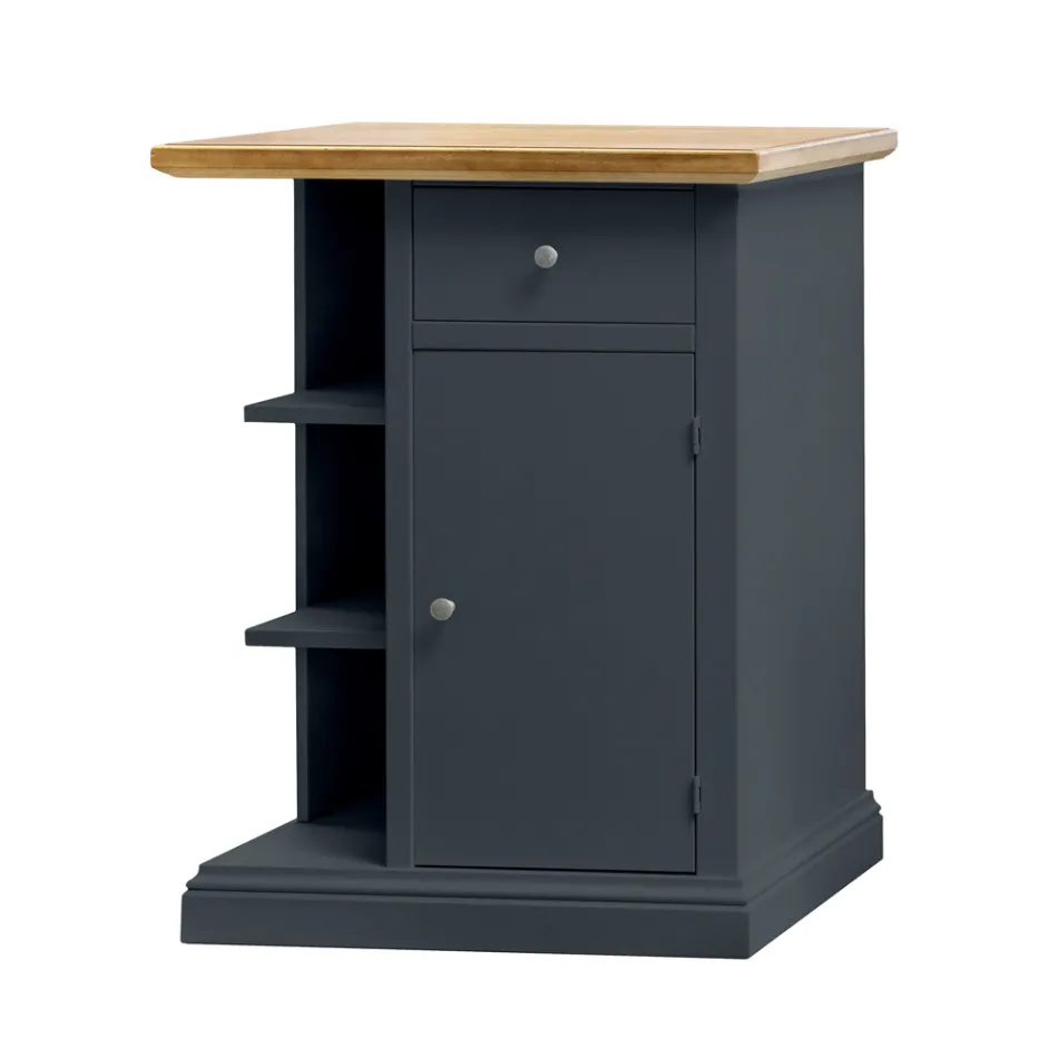 Aparador con 1 puerta, 1 cajón y 3 compartimentos abiertos Made in Italy - Hoder Viadurini